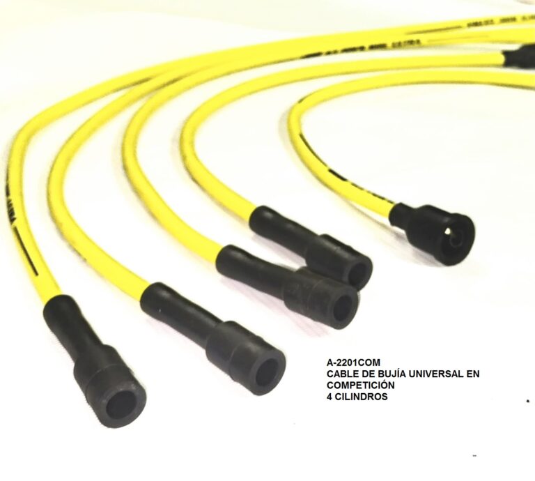 juego de cable de bujÍas competiciÓn 4 cilindros