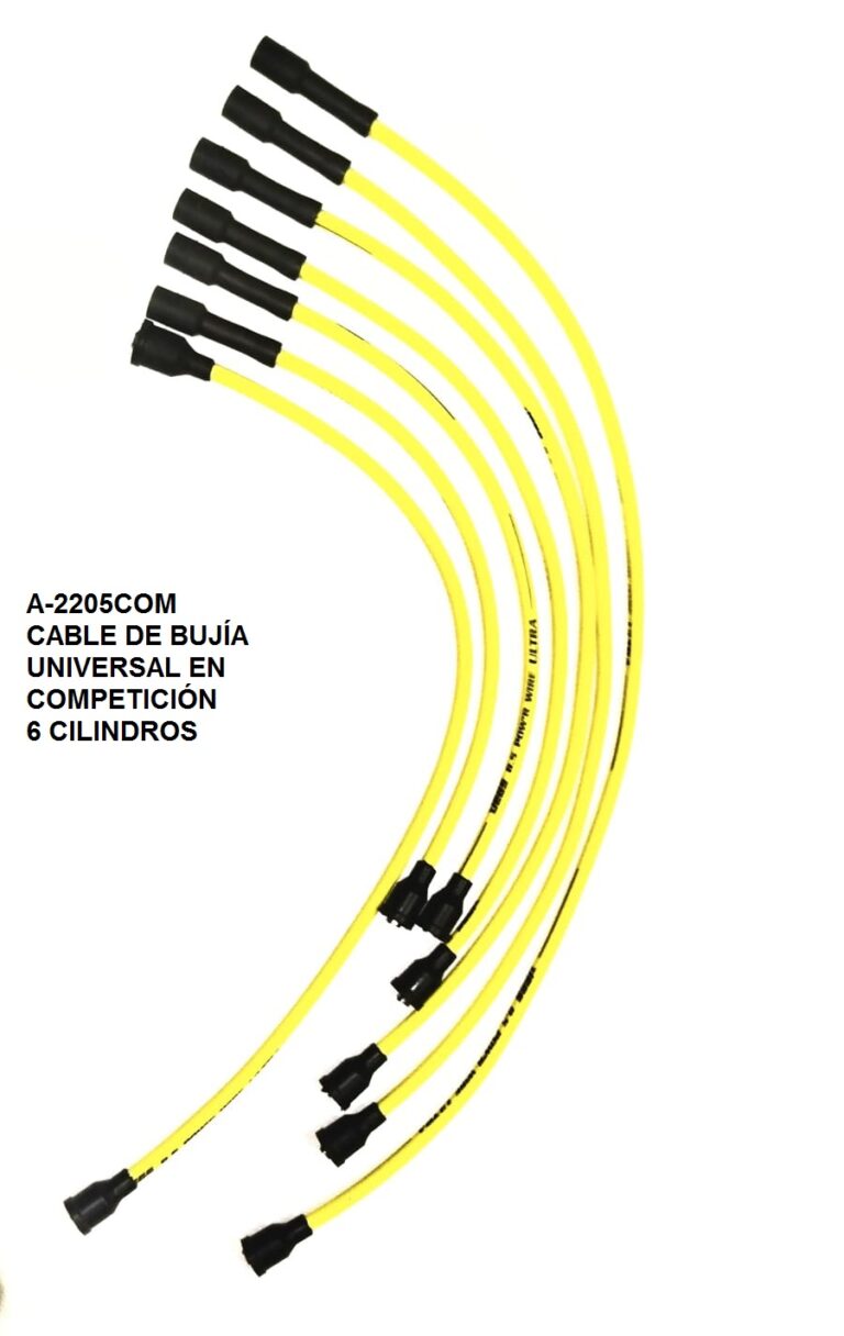 juego de cable de bujÍas competiciÓn 6 cilindros