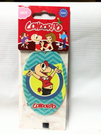 aromatizante colgante para vehÍculo condorito aroma chicle stock limitado