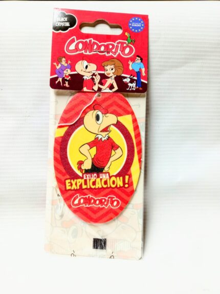 aromatizante colgante para vehÍculo condorito aroma black crystal exijo una explicaciÓn stock limitado